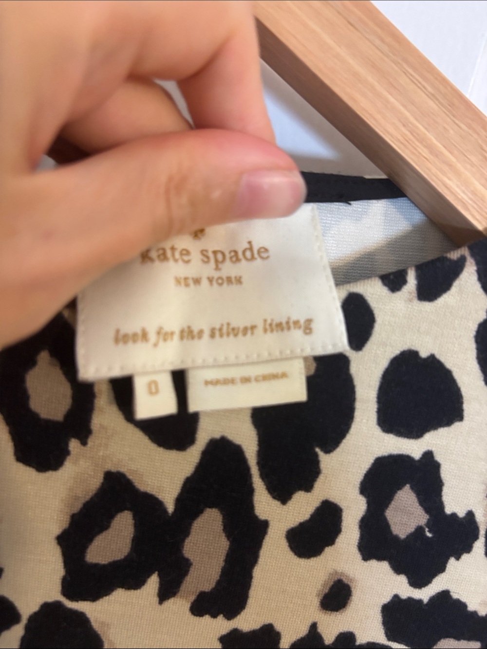 kate spade Leopard Print a line Dress - Picture 3 of 4